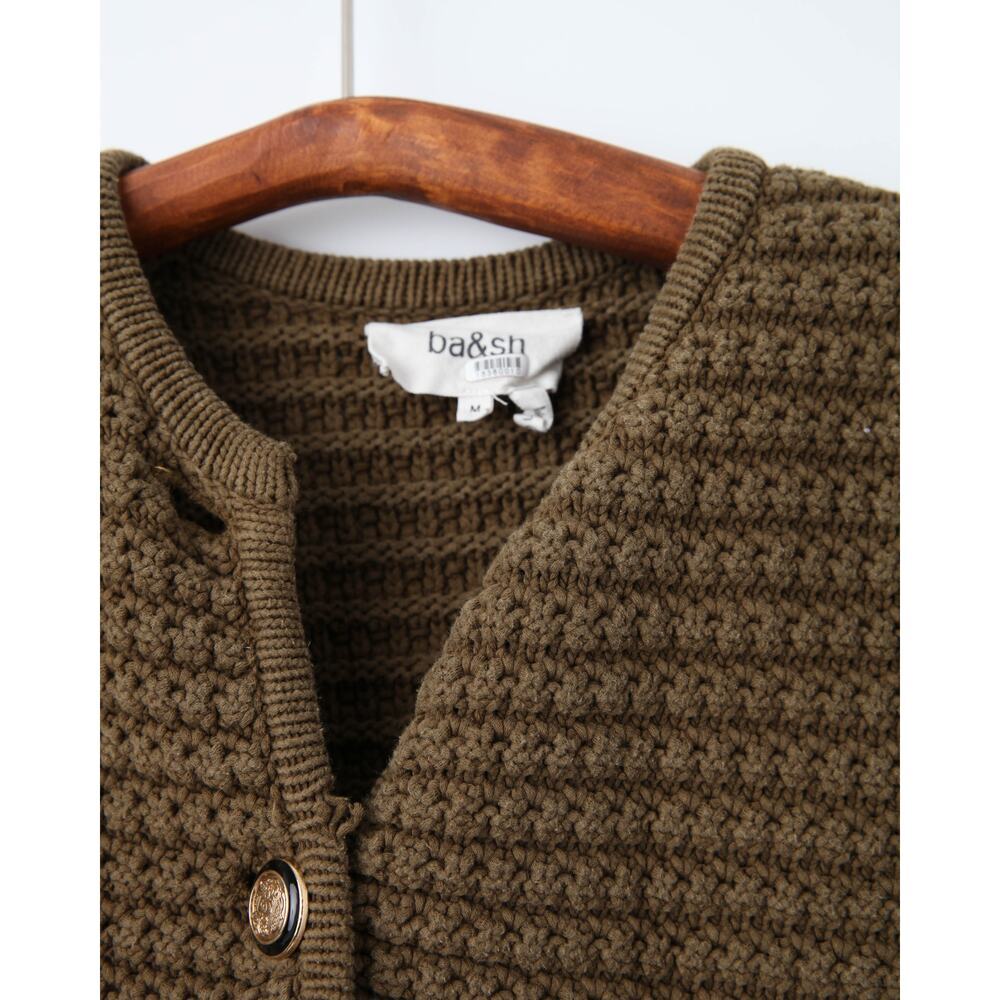 ba&sh Gaspard Cardigan in Brown Size M - Picture 6 of 8